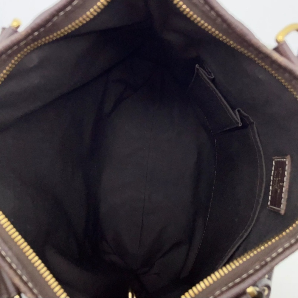 Auth Louis Vuitton Monogram Mini lin Bouzas Unjour Shoulder Bag - Picture 14 of 16